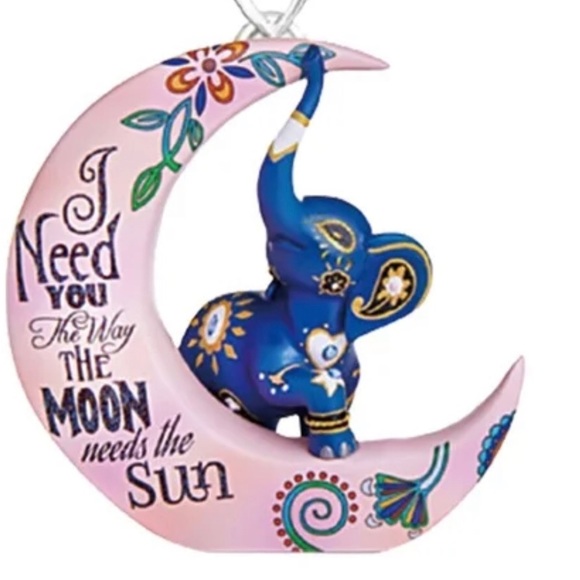 ππSuper cute Elephant moon pendant ππ - Picture 4 of 5